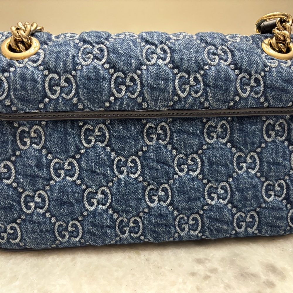 Gucci GG MARMONT SMALL SHOULDER BAG *Perfect for Summer* - Picture 7 of 13